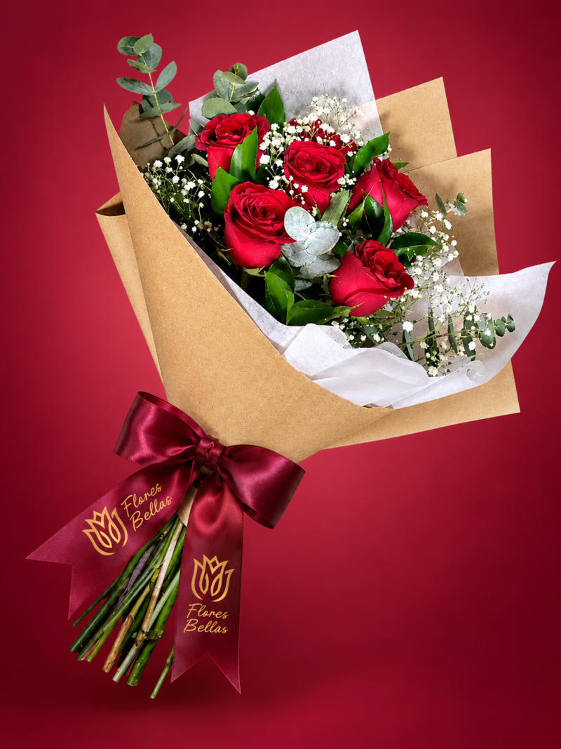 Bouquet 6 Rosas