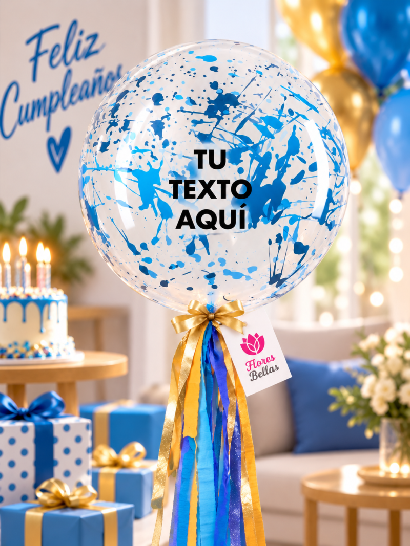 Burbuja Splash Azul