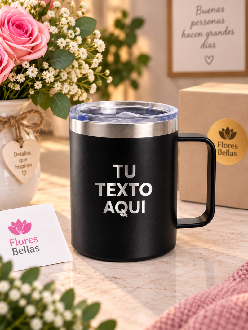 Taza Personalizada Negro 12oz