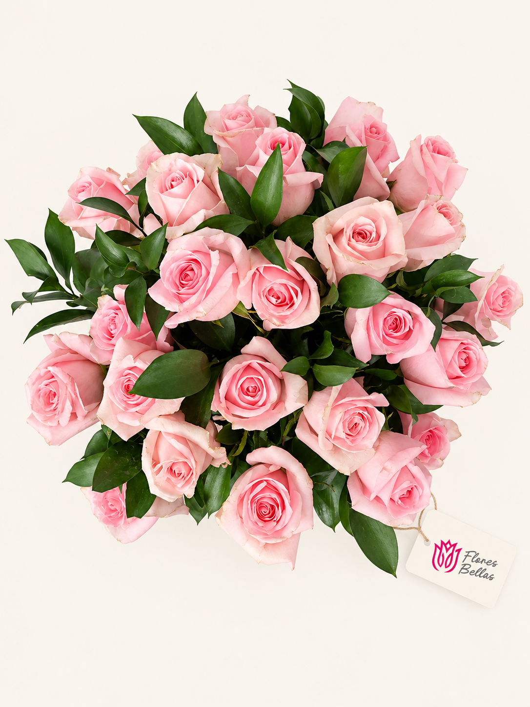 24 Rosas Rosa Claro - Imagen 2