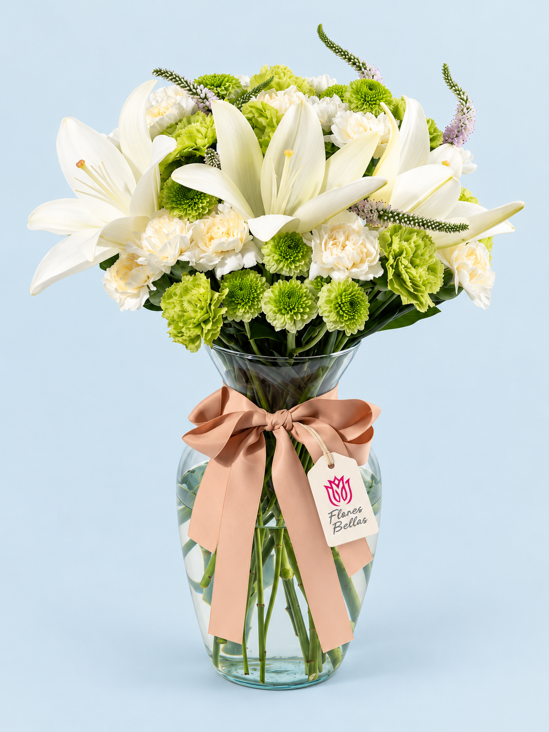 Arreglo de Lilys Blancas y Margaritas